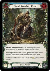 Sand Sketched Plan [U-WTR009] (Welcome to Rathe Unlimited)  Unlimited Rainbow Foil | Pegasus Games WI
