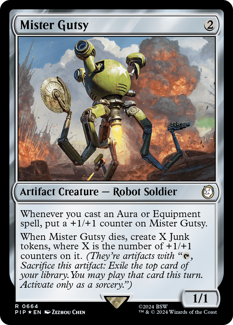 Mister Gutsy (Surge Foil) [Fallout] | Pegasus Games WI