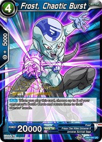 Frost, Chaotic Burst (Divine Multiverse Draft Tournament) (DB2-041) [Tournament Promotion Cards] | Pegasus Games WI