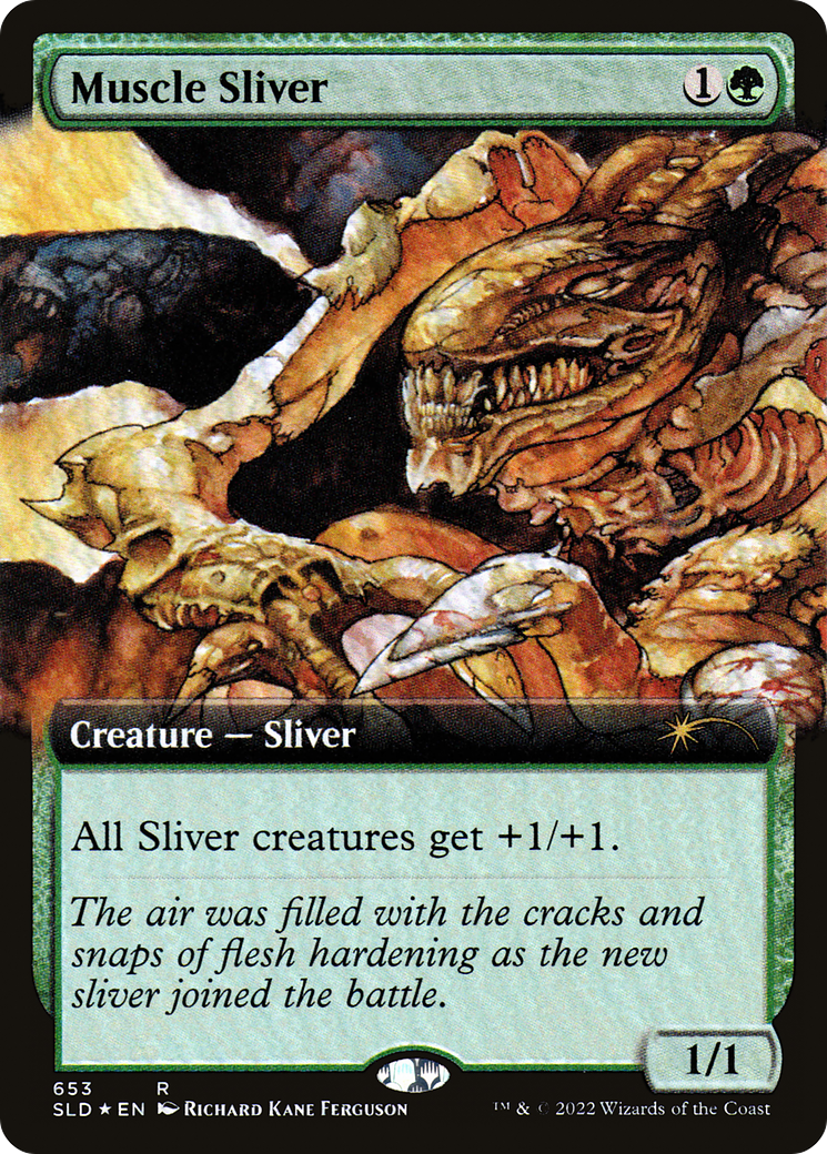 Muscle Sliver (Extended Art) [Secret Lair Drop Promos] | Pegasus Games WI