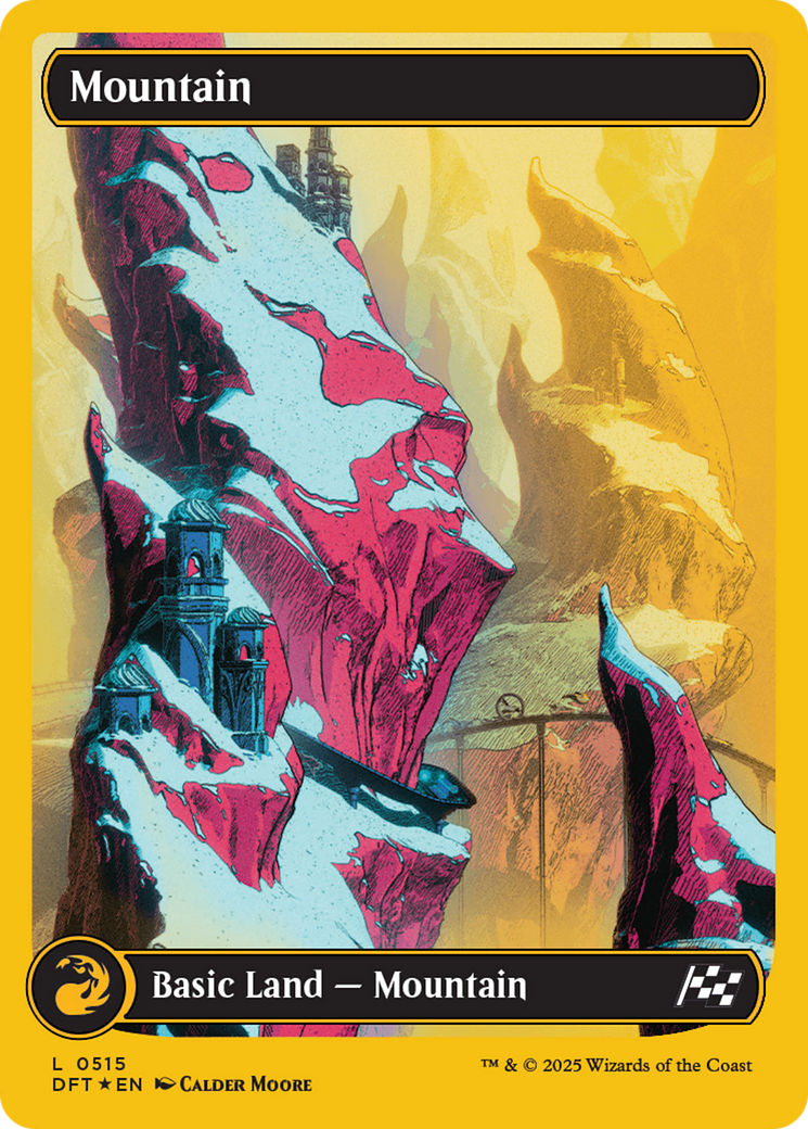 Mountain (0515) (First-Place Foil) [Aetherdrift] | Pegasus Games WI