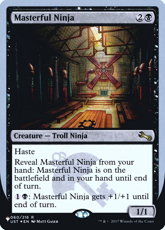 Masterful Ninja (Unfinity Foil Edition) [The List] | Pegasus Games WI