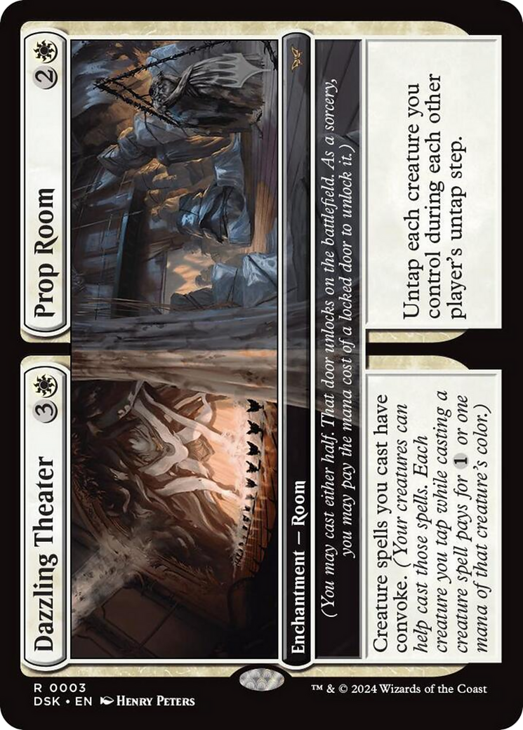 Dazzling Theater // Prop Room (Promo Pack) [Duskmourn: House of Horror Promos] | Pegasus Games WI