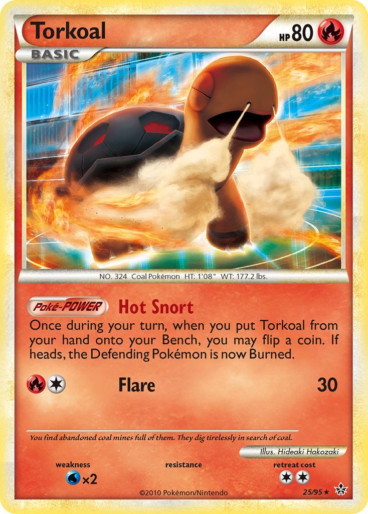 Torkoal (25/95) [HeartGold & SoulSilver: Unleashed] | Pegasus Games WI