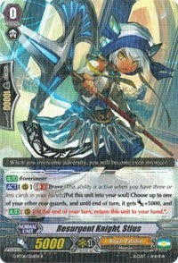 Resurgent Knight, Stius (G-BT06/026EN) [Transcension of Blade & Blossom] | Pegasus Games WI