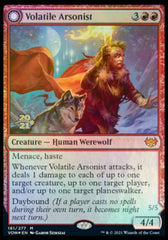 Volatile Arsonist // Dire-Strain Anarchist [Innistrad: Crimson Vow Prerelease Promos] | Pegasus Games WI