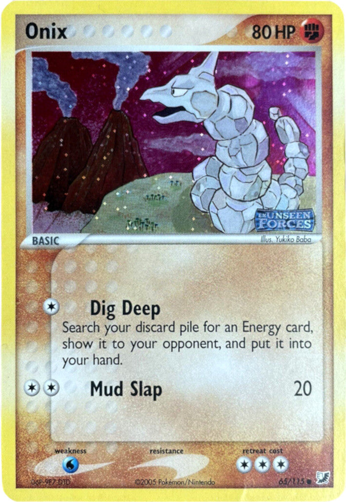 Onix (65/115) (Stamped) [EX: Unseen Forces] | Pegasus Games WI