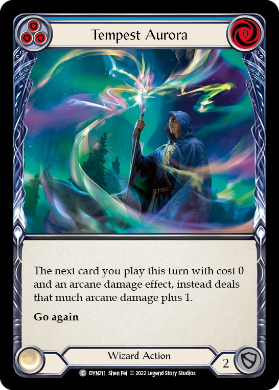 Tempest Aurora (Blue) [DYN211] (Dynasty) | Pegasus Games WI