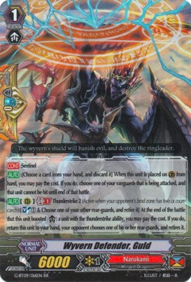 Wyvern Defender, Guld (G-BT09/016EN) [Divine Dragon Caper] | Pegasus Games WI
