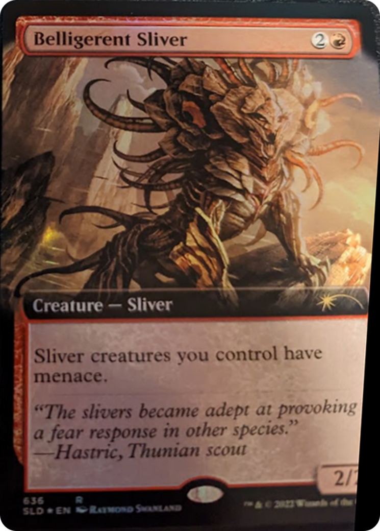 Belligerent Sliver (Extended Art) [Secret Lair Drop Series] | Pegasus Games WI