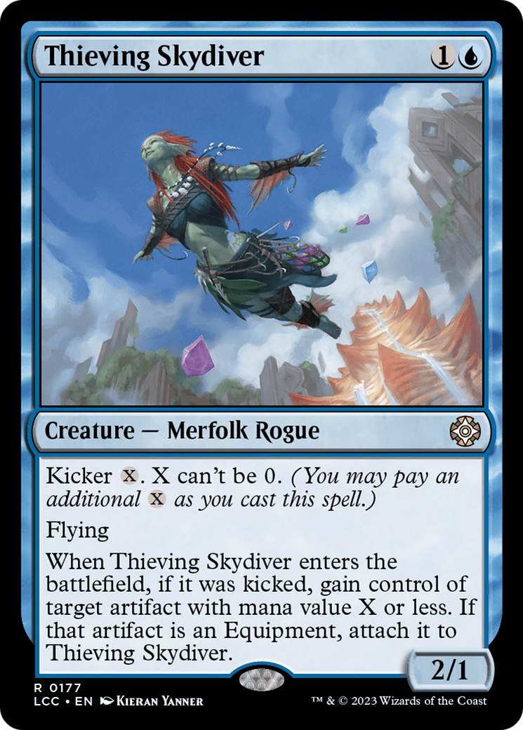 Thieving Skydiver [The Lost Caverns of Ixalan Commander] | Pegasus Games WI
