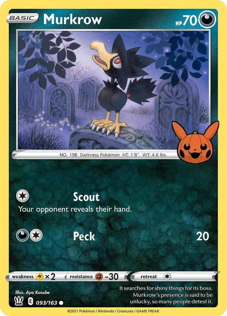 Murkrow (093/163) [Trick or Trade] | Pegasus Games WI