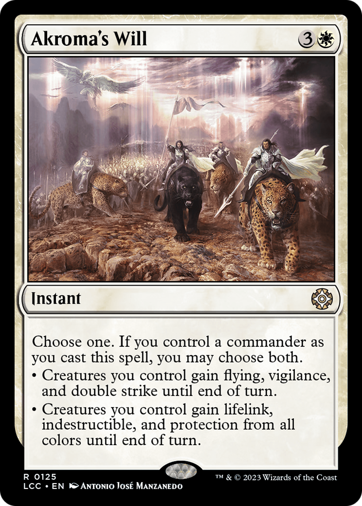 Akroma's Will [The Lost Caverns of Ixalan Commander] | Pegasus Games WI