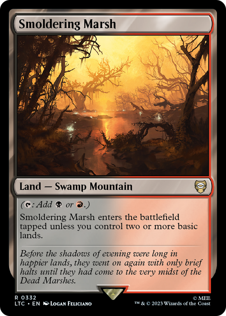 Smoldering Marsh [The Lord of the Rings: Tales of Middle-Earth Commander] | Pegasus Games WI