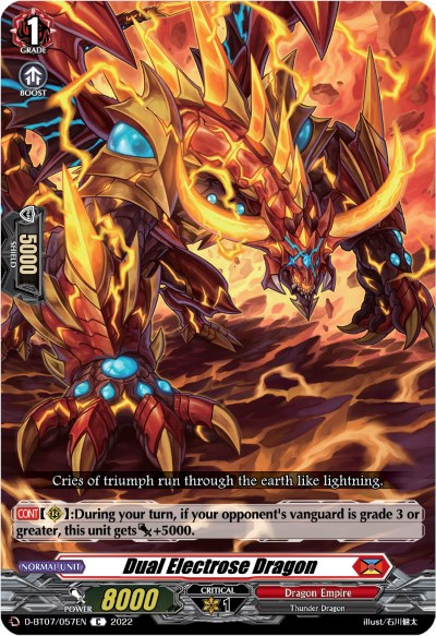 Dual Electrose Dragon (D-BT07/057EN) [Raging Flames Against Emerald Storm] | Pegasus Games WI