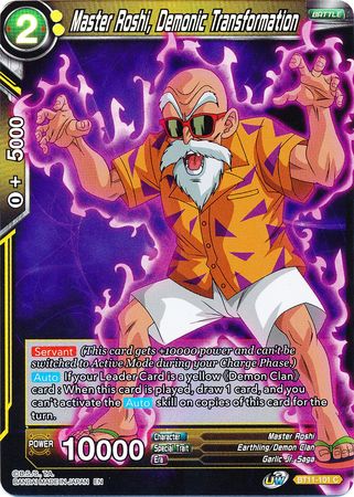 Master Roshi, Demonic Transformation (BT11-101) [Vermilion Bloodline 2nd Edition] | Pegasus Games WI