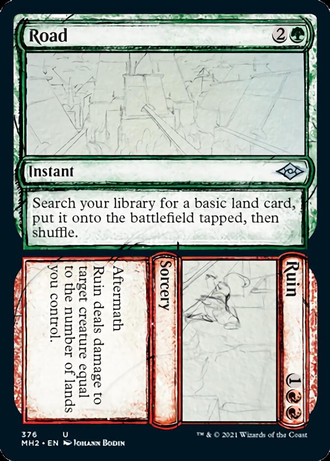 Road // Ruin (Sketch) [Modern Horizons 2] | Pegasus Games WI