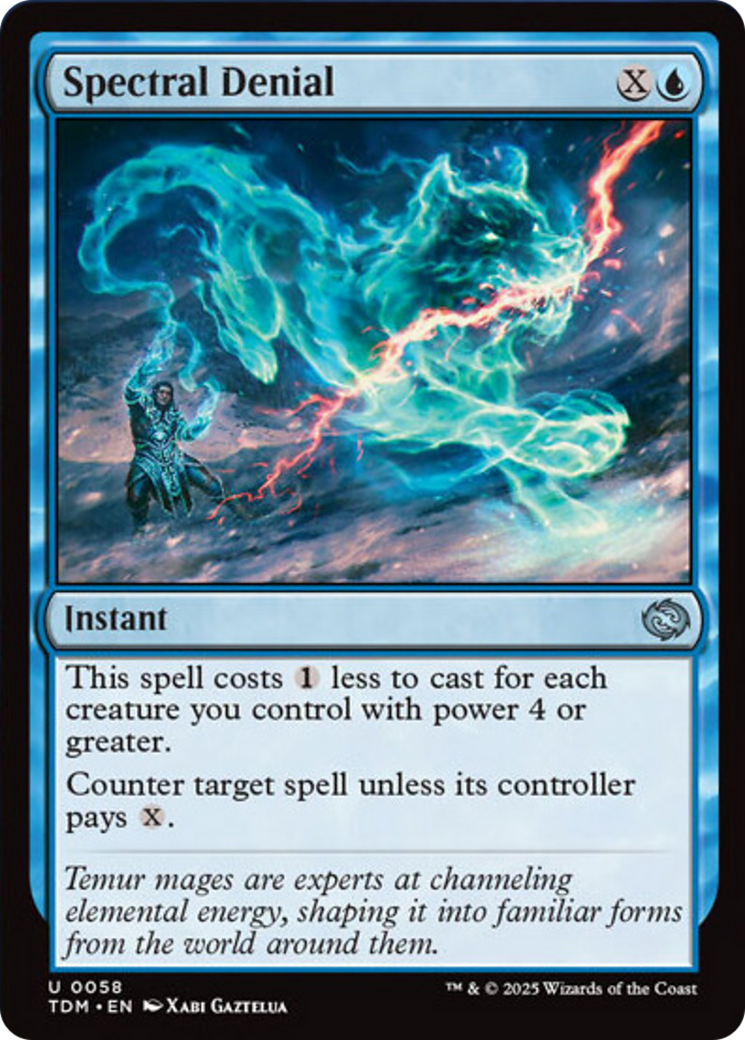 Spectral Denial [Tarkir: Dragonstorm] | Pegasus Games WI