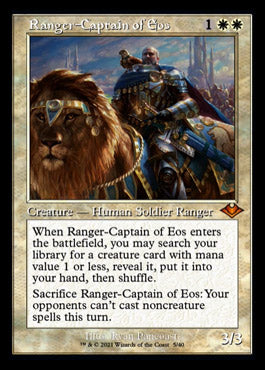 Ranger-Captain of Eos (Retro Foil Etched) [Modern Horizons] | Pegasus Games WI