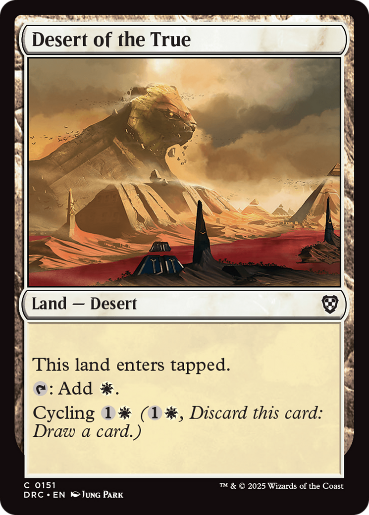 Desert of the True [Aetherdrift Commander] | Pegasus Games WI