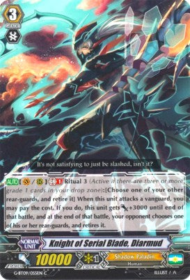 Knight of Serial Blade, Diarmud (G-BT09/055EN) [Divine Dragon Caper] | Pegasus Games WI