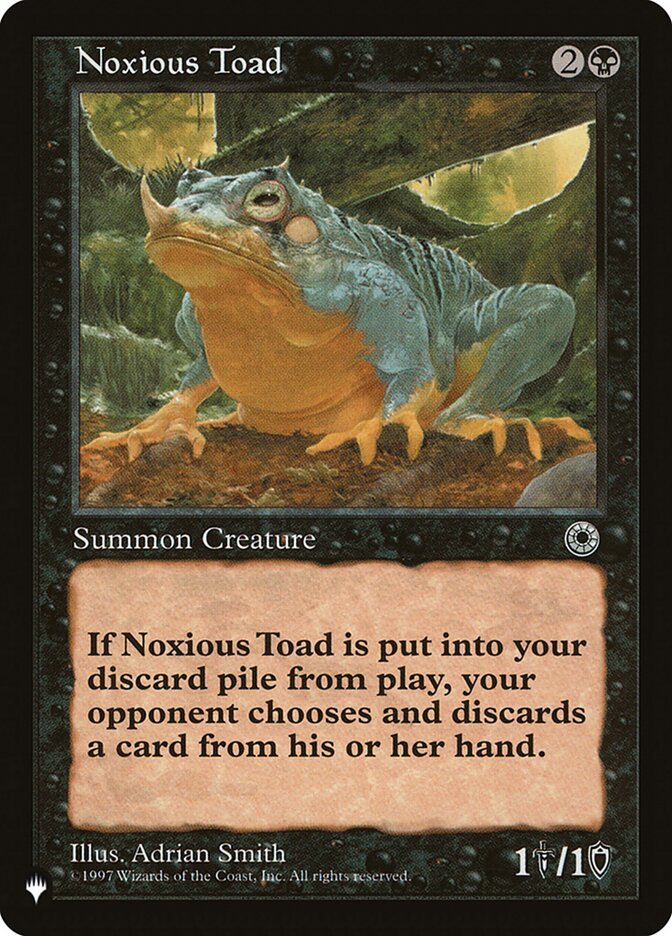 Noxious Toad [The List] | Pegasus Games WI