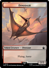 Soldier // Dinosaur Double-Sided Token [Doctor Who Tokens] | Pegasus Games WI