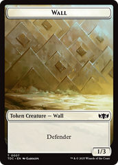 Insect (0023) // Wall Double-Sided Token [Tarkir: Dragonstorm Commander Tokens] | Pegasus Games WI