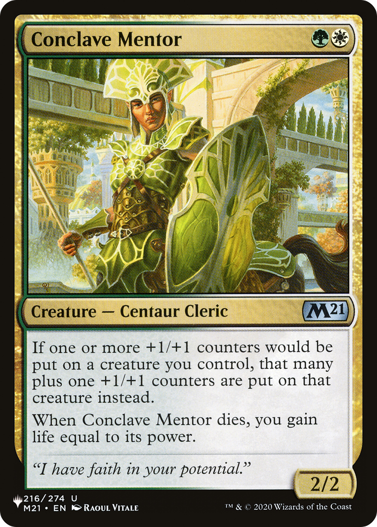 Conclave Mentor [The List Reprints] | Pegasus Games WI