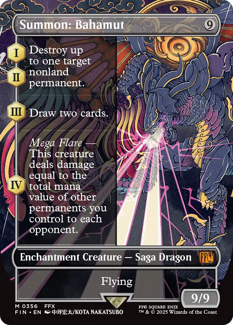 Summon: Bahamut (Borderless) [FINAL FANTASY] | Pegasus Games WI