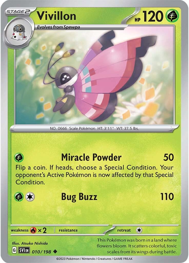 Vivillon (010/198) [Scarlet & Violet: Base Set] | Pegasus Games WI