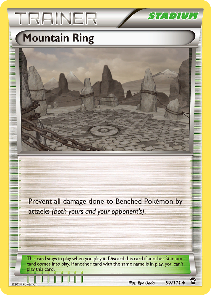 Mountain Ring (97/111) [XY: Furious Fists] | Pegasus Games WI
