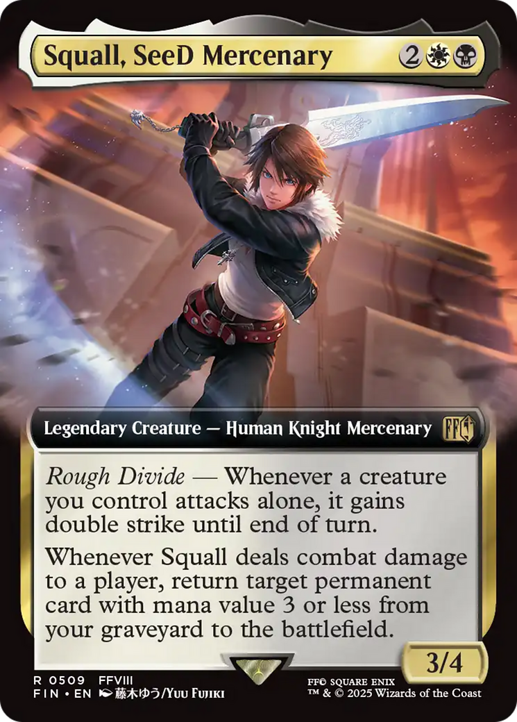 Squall, SeeD Mercenary (Extended Art) [FINAL FANTASY] | Pegasus Games WI