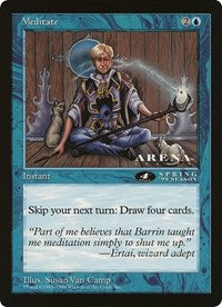 Meditate (4th Place) (Oversized) [Oversize Cards] | Pegasus Games WI