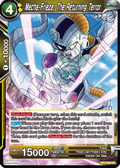 Mecha-Frieza, The Returning Terror (Reprint) (BT1-090) [Battle Evolution Booster] | Pegasus Games WI