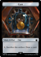Human (0005) // Clue (0023) Double-Sided Token [Doctor Who Tokens] | Pegasus Games WI
