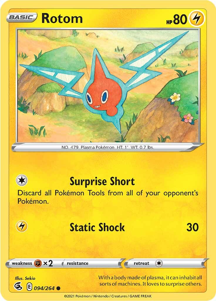 Rotom (094/264) [Sword & Shield: Fusion Strike] | Pegasus Games WI