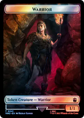 Warrior // Food (0058) Double-Sided Token (Surge Foil) [Doctor Who Tokens] | Pegasus Games WI