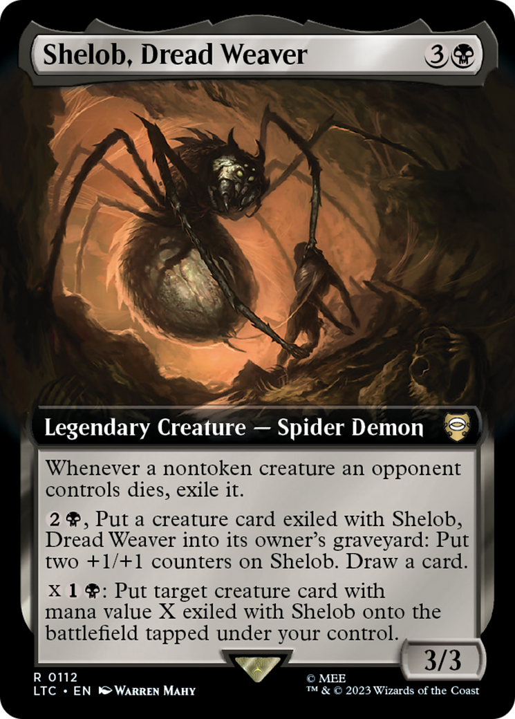 Shelob, Dread Weaver (Extended Art) [The Lord of the Rings: Tales of Middle-Earth Commander] | Pegasus Games WI