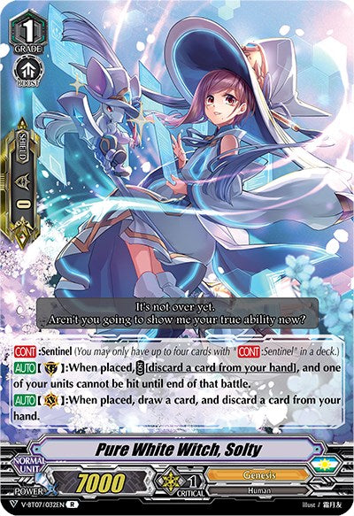 Pure White Witch, Solty (V-BT07/032EN) [Infinideity Cradle] | Pegasus Games WI