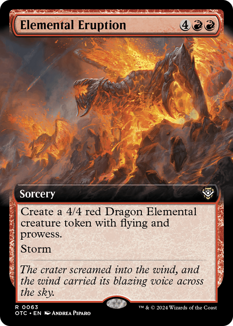 Elemental Eruption (Extended Art) [Outlaws of Thunder Junction Commander] | Pegasus Games WI