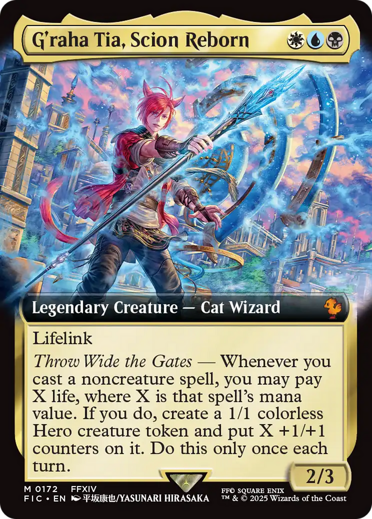 G'raha Tia, Scion Reborn (Extended Art) [FINAL FANTASY Commander] | Pegasus Games WI