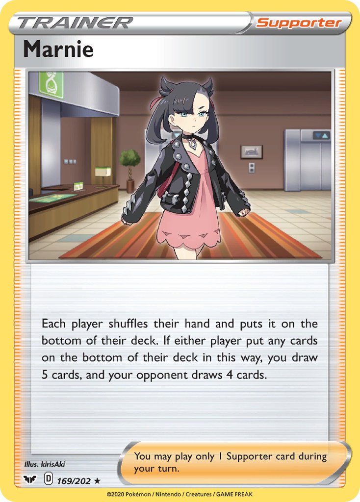 Marnie (169/202) (Theme Deck Exclusive) [Sword & Shield: Base Set] | Pegasus Games WI