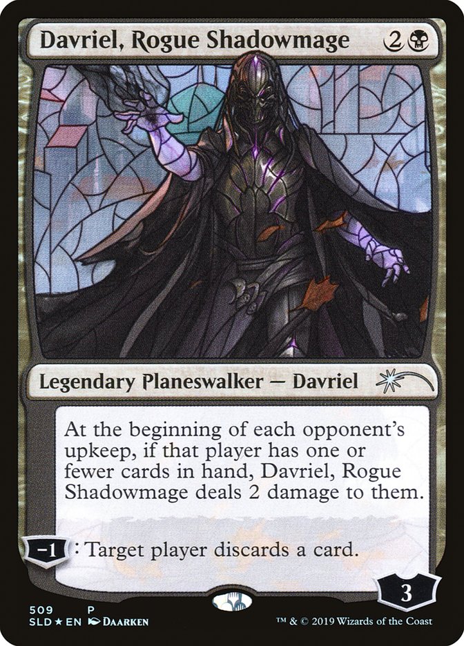 Davriel, Rogue Shadowmage (Stained Glass) [Secret Lair Drop Promos] | Pegasus Games WI