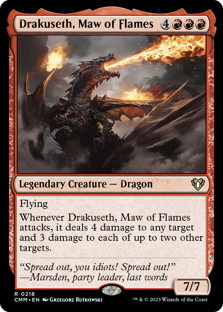 Drakuseth, Maw of Flames [Commander Masters] | Pegasus Games WI