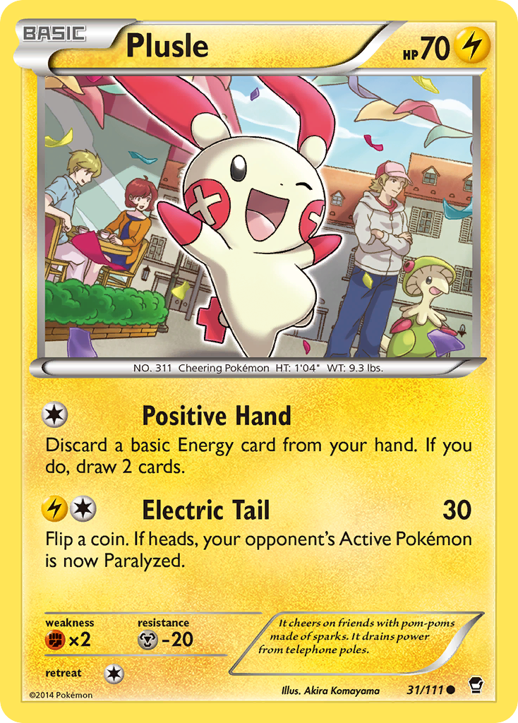 Plusle (31/111) [XY: Furious Fists] | Pegasus Games WI
