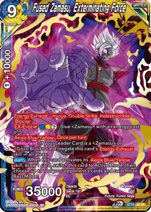 Fused Zamasu, Exterminating Force (BT16-129) [Realm of the Gods] | Pegasus Games WI