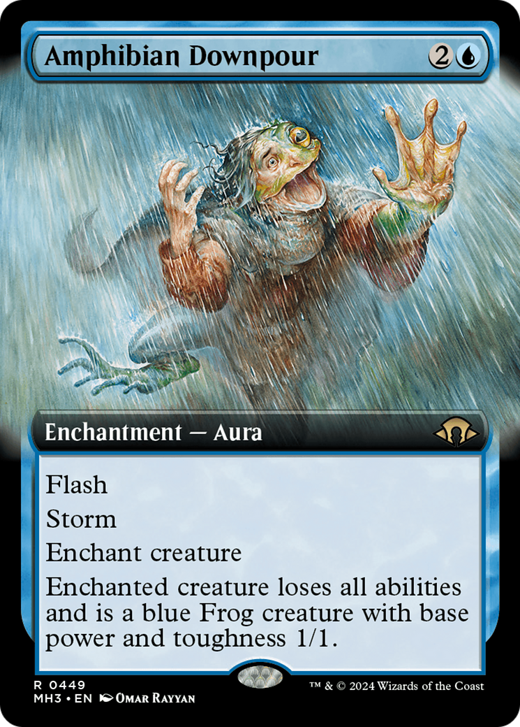 Amphibian Downpour (Extended Art) [Modern Horizons 3] | Pegasus Games WI