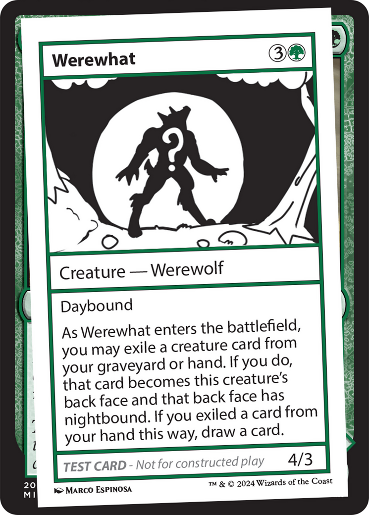 Werewhat [Mystery Booster 2 Playtest Cards] | Pegasus Games WI