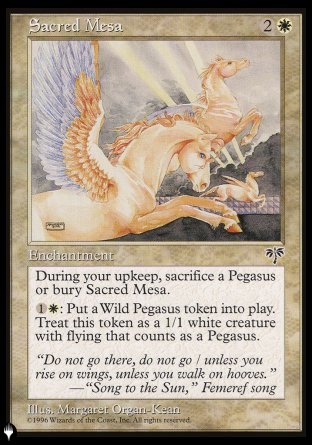 Sacred Mesa [The List] | Pegasus Games WI